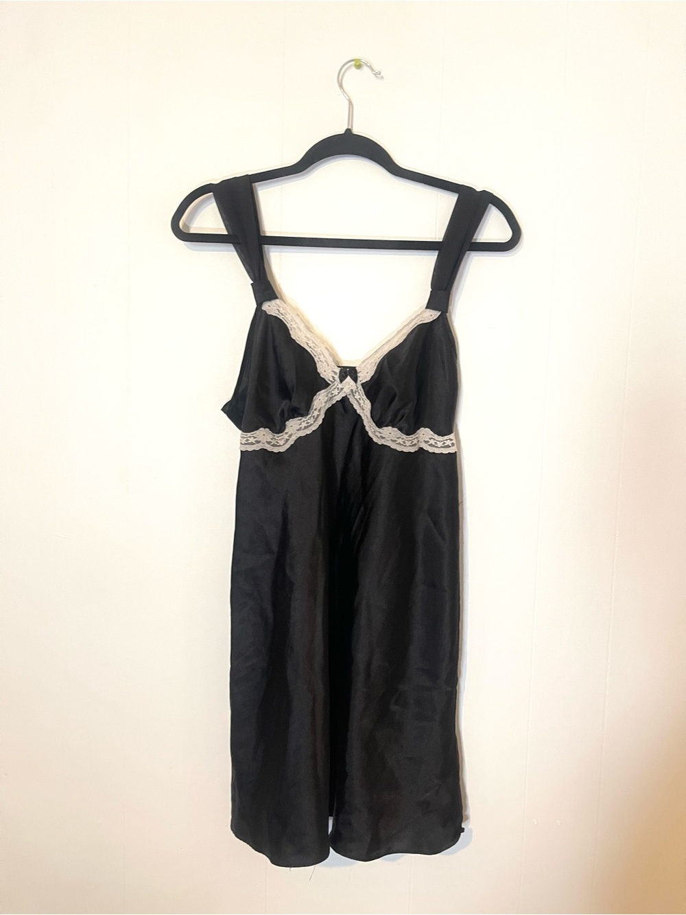 Black Lace-Trim Slip Dress - Women Intimates & Sleepwear